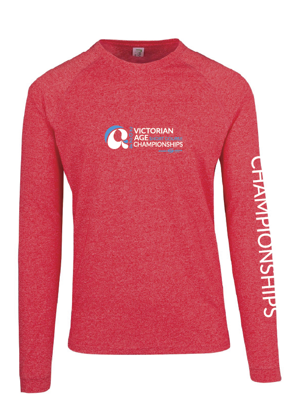 2024 Victorian Age SC Championships Long Sleeve Tee - Red marle