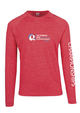 2024 Victorian Age SC Championships Long Sleeve Tee - Red marle