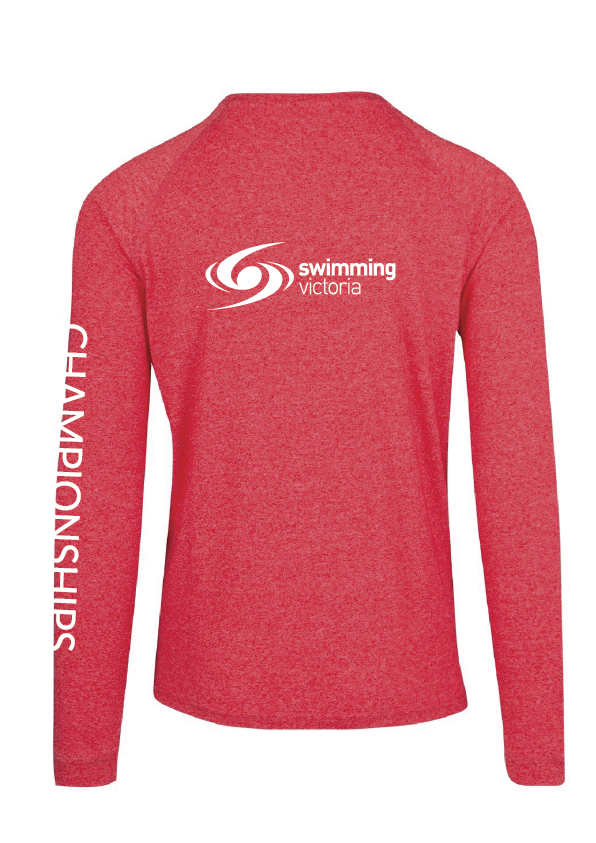 2024 Victorian Age SC Championships Long Sleeve Tee - Red marle