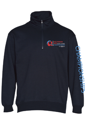 2024 Victorian Age SC Championships 1/4 Zip Sweat - Navy