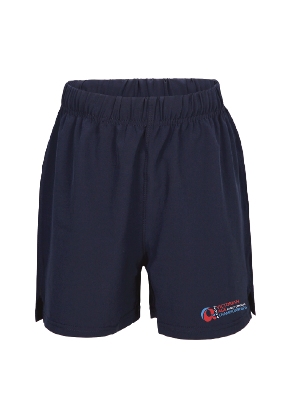 2024 Victorian Age SC Championships Shorts - Kids & Unisex - navy