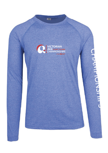 2024 Victorian Age SC Championships Long Sleeve Tee - Blue Marle