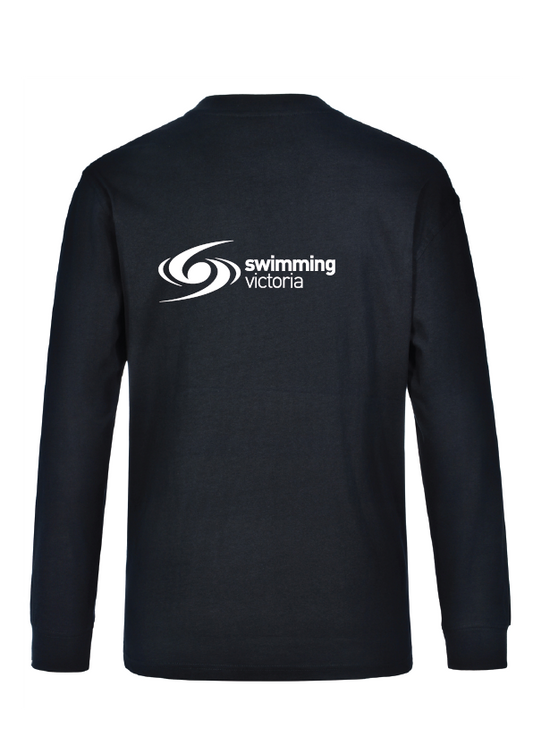2024 Victorian Age Long Course Championships Long Sleeve Tee - Navy