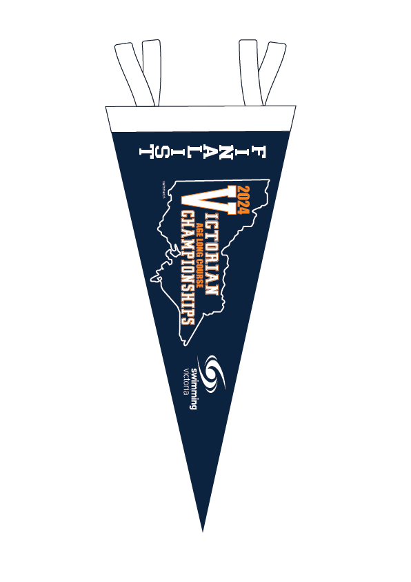 2024 VICTORIAN AGE LONG COURSE CHAMPIONSHIPS FELT PENNANT - FINALIST
