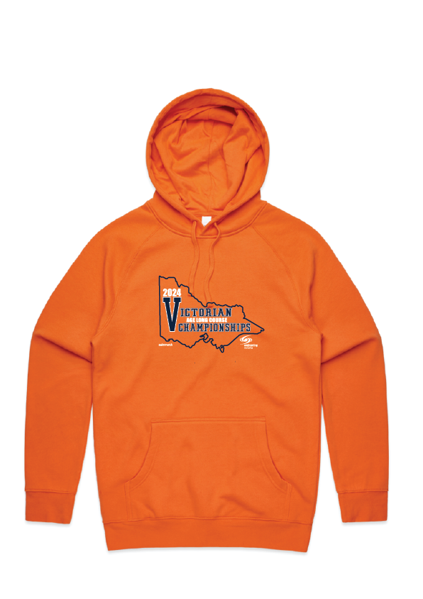 2024 Victorian Age Long Course Championship Hoodie - Orange