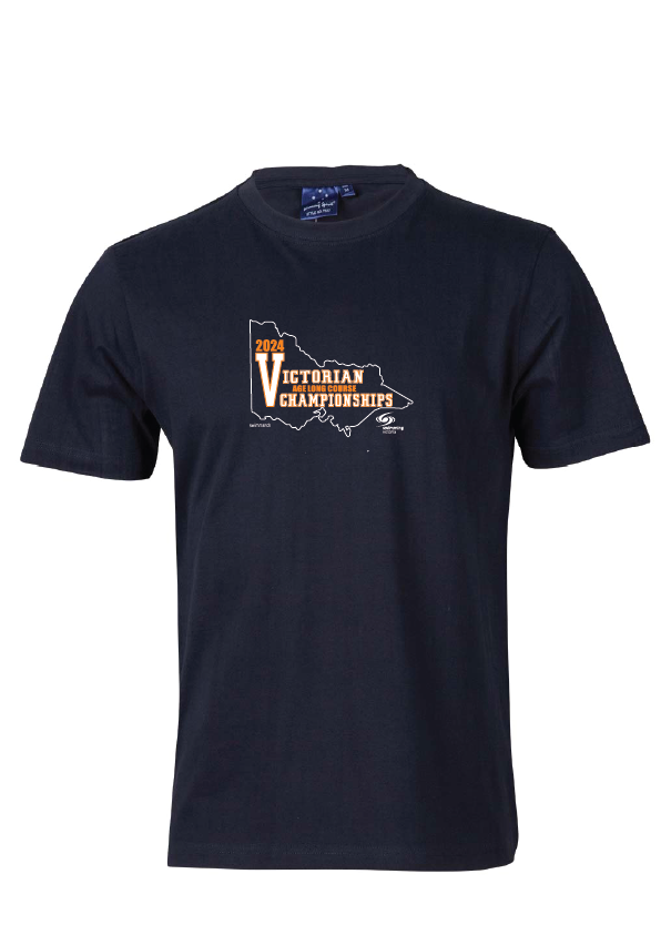 2024 Victorian Age Long Course Championships Tee - Navy