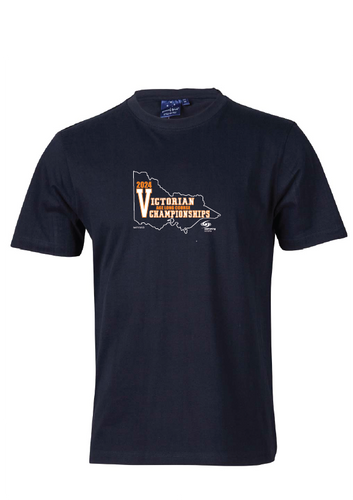 2024 Victorian Age Long Course Championships Tee - Navy