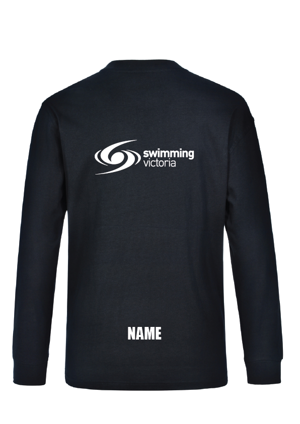 2024 Victorian Age Long Course Championships Long Sleeve Tee - Navy