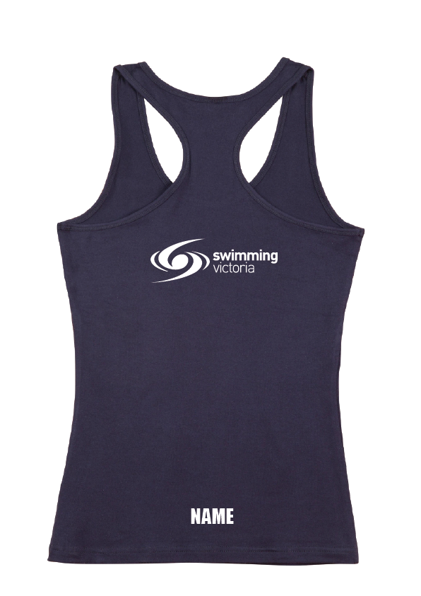 2024 Victorian Metropolitan Long Course Championships tank womens/teens - Navy