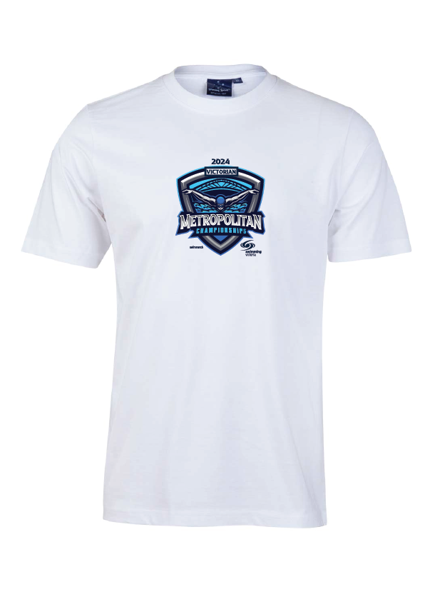 2024 Victorian Metropolitan Long Course Championships Tee - White