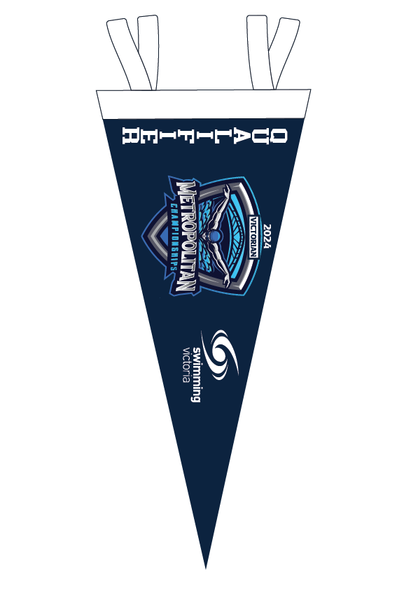 2024 VICTORIAN METROPOLITAN LONG COURSE CHAMPIONSHIPS FELT PENNANT - QUALIFIER
