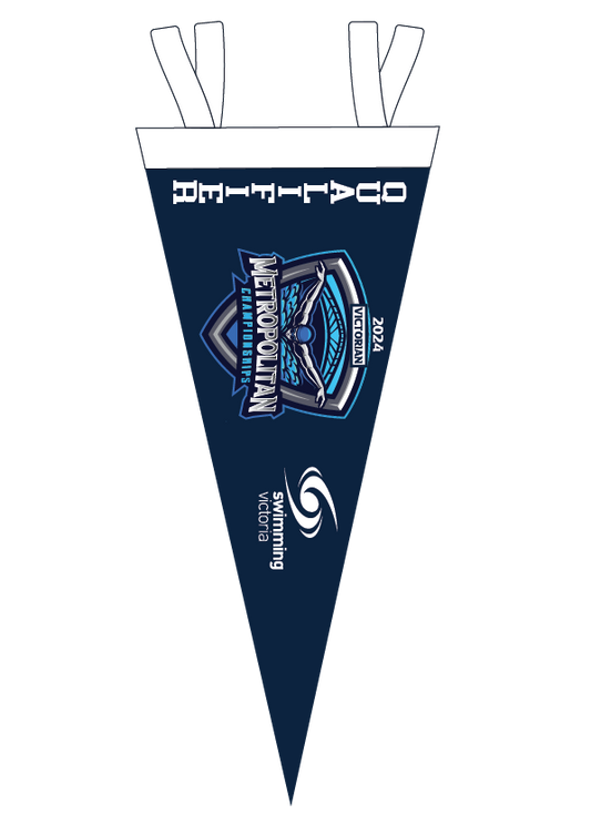 2024 VICTORIAN METROPOLITAN LONG COURSE CHAMPIONSHIPS FELT PENNANT - QUALIFIER