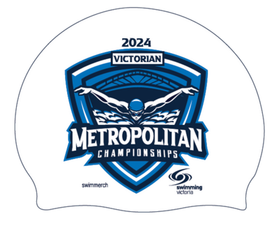2024 Victorian Metropolitan LC Championships Silicone Swim Cap