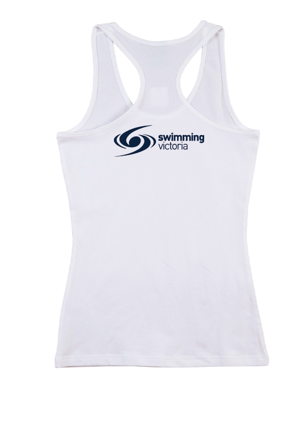 2024 Victorian Metropolitan Long Course Championships tank womens/teens - White