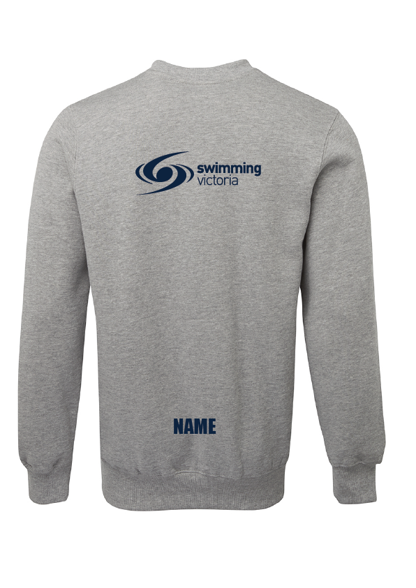 2024 Victorian Metropolitan Long Course Championships Long Sleeve Sweat - Grey Marle