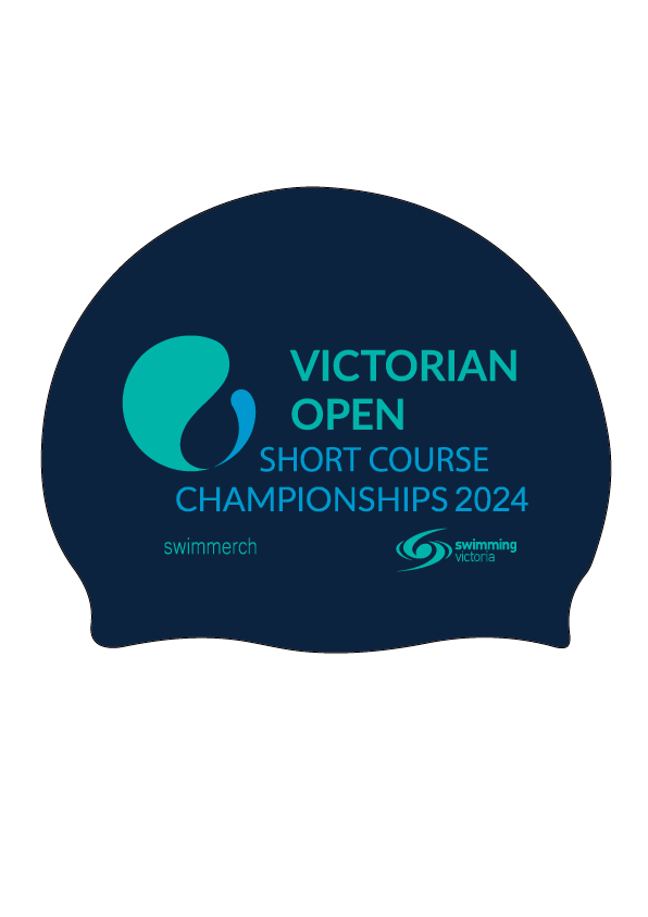 2024 Victorian Open SC Championships Silicone Swim Cap