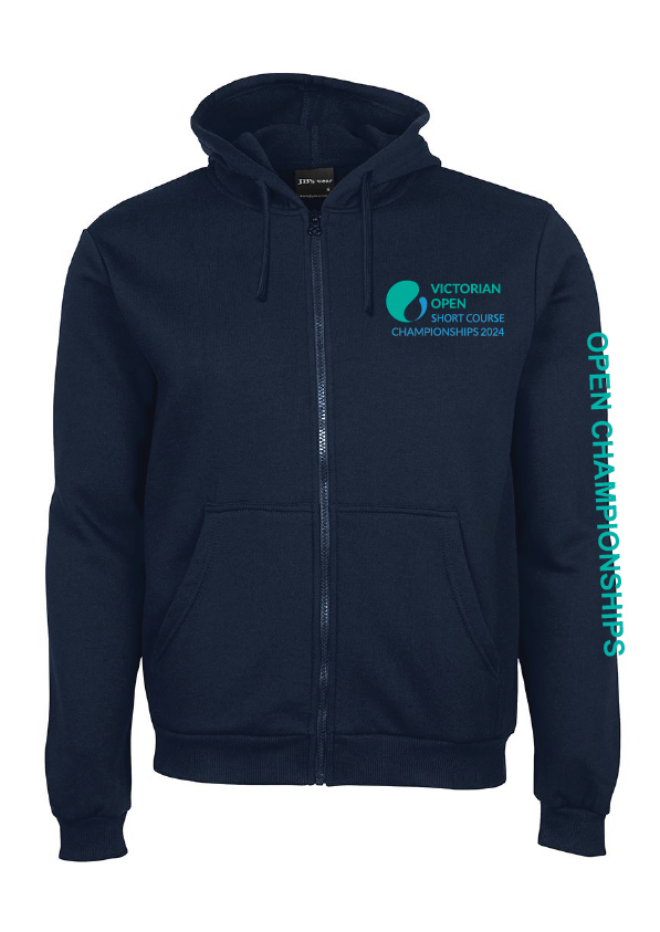 2024 Victorian Open SC Championships Zip Thru Hoodie - Navy