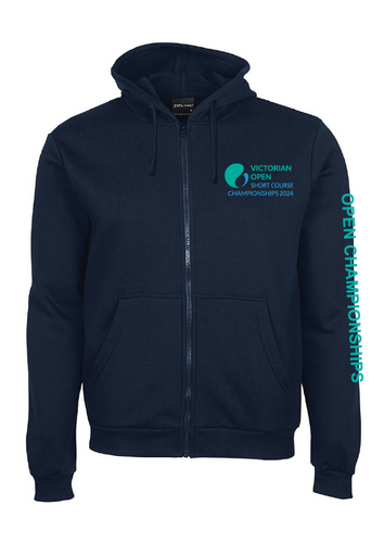 2024 Victorian Open SC Championships Zip Thru Hoodie - Navy