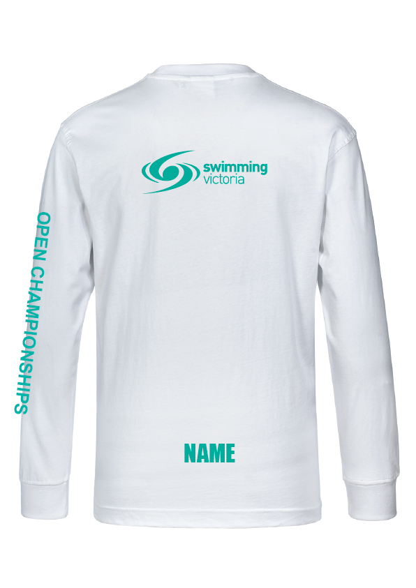 2024 Victorian Open SC Championships Long Sleeve Tee - White