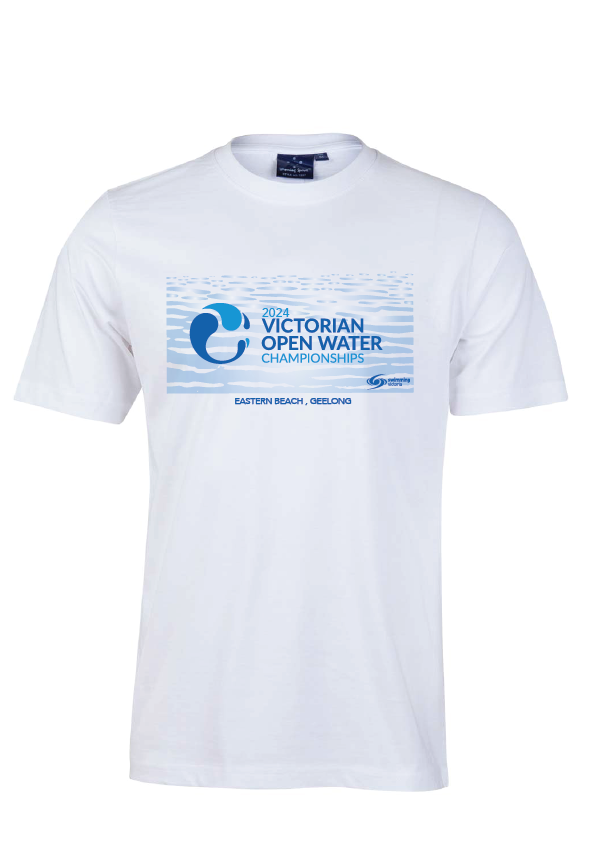 2024 VICTORIAN OPEN WATER CHAMPIONSHIP SHORT SLEEVE TEE - WHITE