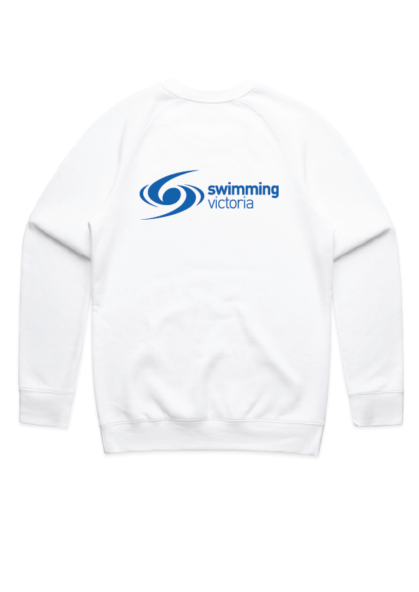2024 VICTORIAN OPEN WATER CHAMPIONSHIP CREW NECK SWEAT TOP - WHITE