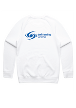 2024 VICTORIAN OPEN WATER CHAMPIONSHIP CREW NECK SWEAT TOP - WHITE