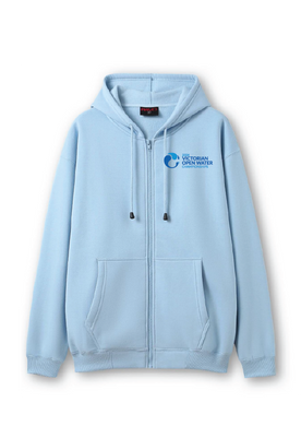 2024 VICTORIAN OPEN WATER CHAMPIONSHIP ZIP THRU HOODIE -  PALE BLUE