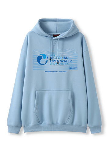 2024 VICTORIAN OPEN WATER CHAMPIONSHIP HOODIE -  PALE BLUE