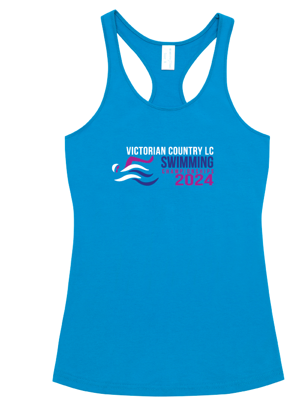 2024 Eastlink Diving Championships T-back tank womens/teens - Azure