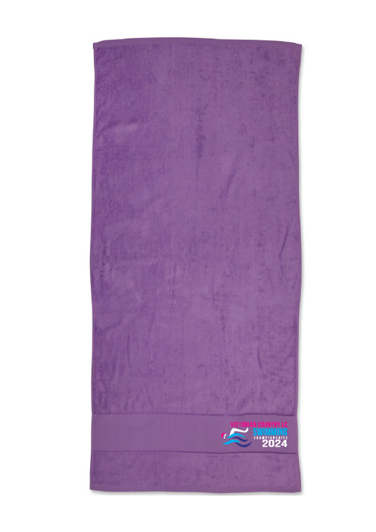 2024 Victorian Country Championships Towel - Mauve