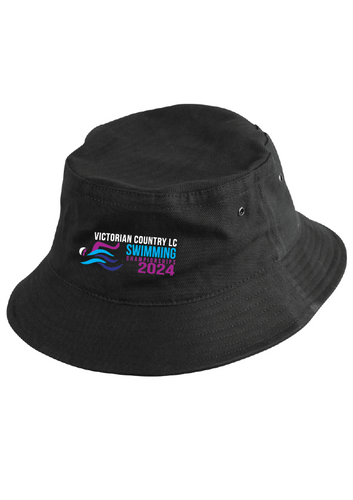 2024 VICTORIAN COUNTRY LC CHAMPIONSHIPS BUCKET HAT - Black