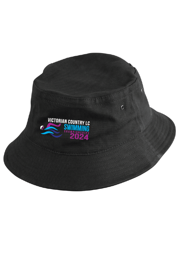 2024 VICTORIAN COUNTRY LC CHAMPIONSHIPS BUCKET HAT - Black
