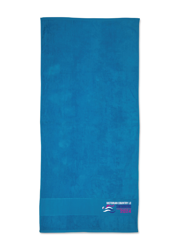2024 Victorian Country Championships Towel - Blue