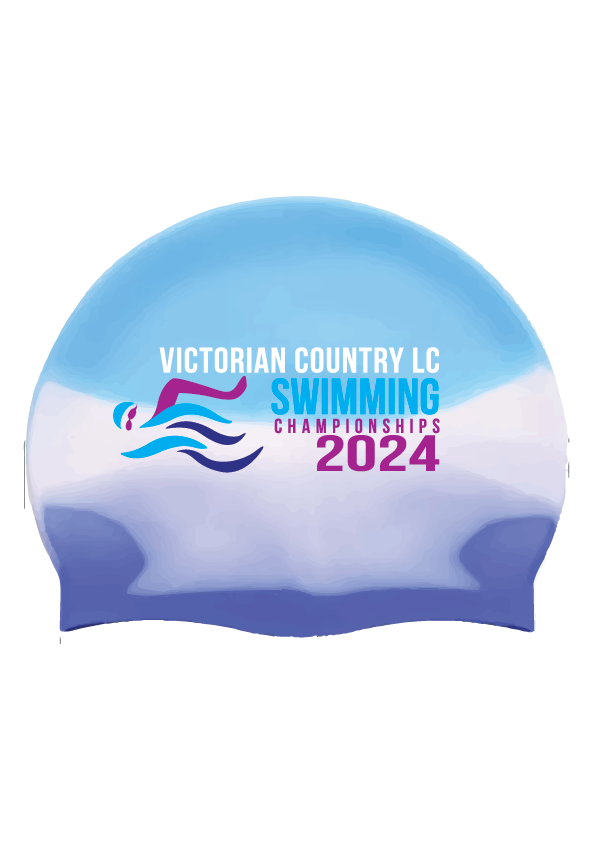 2024 Victorian Country LC Championships Silicone Swim Cap