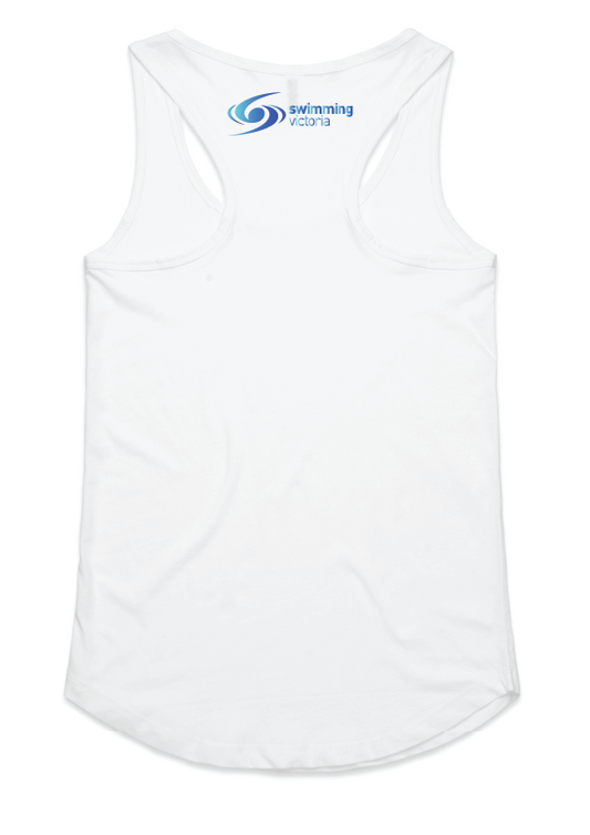 2024 Victorian  Sprint Championships women's tank - White