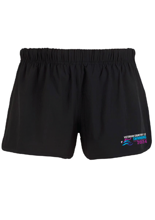 2024 Victorian Country LC Championships Shorts - Women's Black