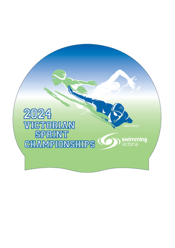 2024 Victorian Sprint Championships Silicone Swim Cap