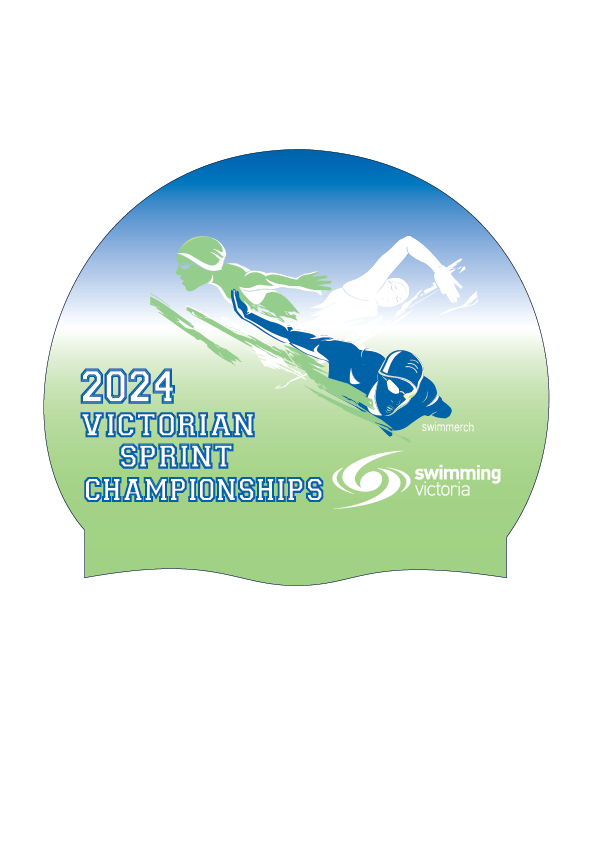 2024 Victorian Sprint Championships Silicone Swim Cap