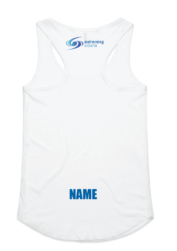 2024 Victorian  Sprint Championships women's tank - White
