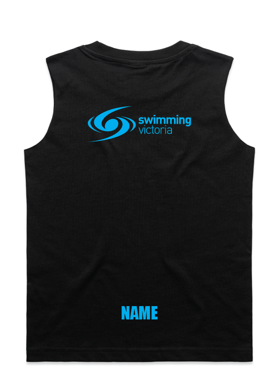 2024 Victorian  Country LC Championships Kids tank - Black