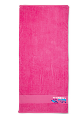 2024 Victorian Country Championships Towel - Pink