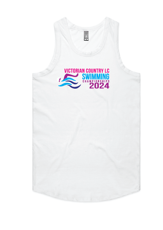 2024 Victorian  Country LC Championships unisex tank - White
