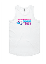 2024 Victorian  Country LC Championships unisex tank - White