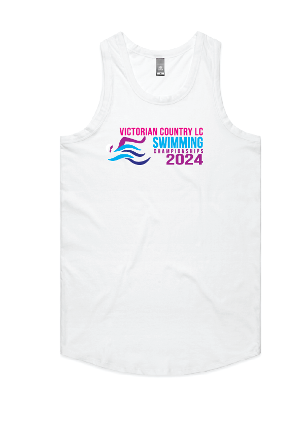 2024 Victorian  Country LC Championships unisex tank - White