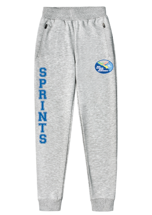 2024 Victorian Sprint Championships Fleece Trackpant - Grey Marle