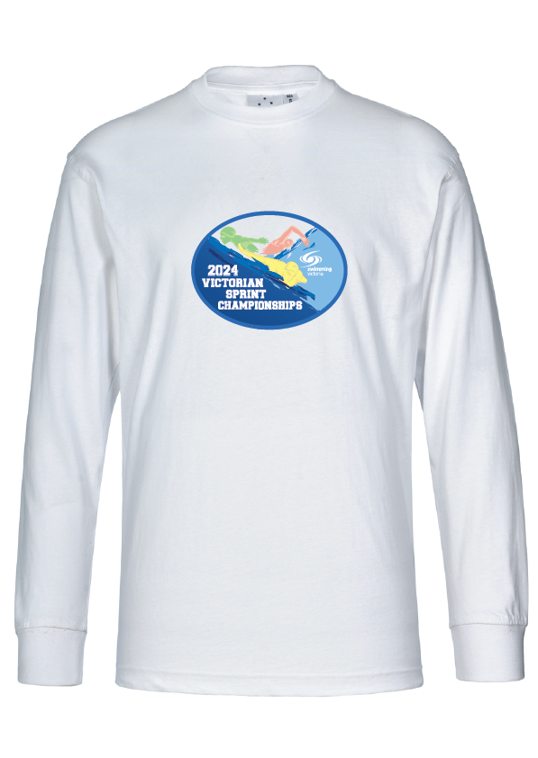 2024 Victorian Sprint Championships Long Sleeve Tee - White