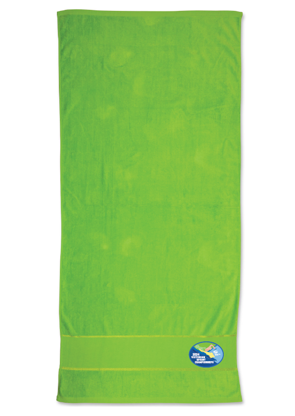 2024 Victorian Sprint Championships Towel - Green