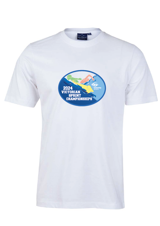 2024 Victorian Sprint Championships Tee - White