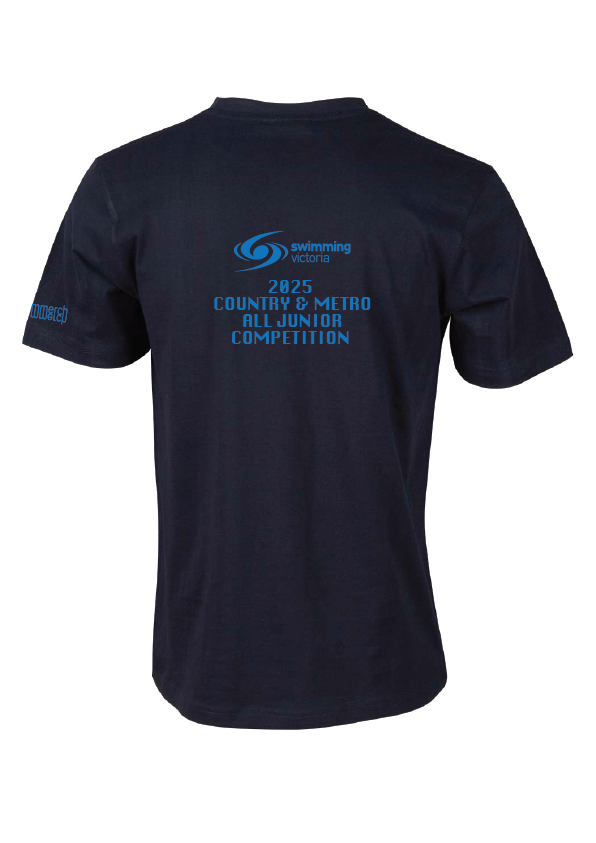 2025 VICTORIAN ALL JUNIOR COMPETITION SHORT SLEEVE TEE - NAVY