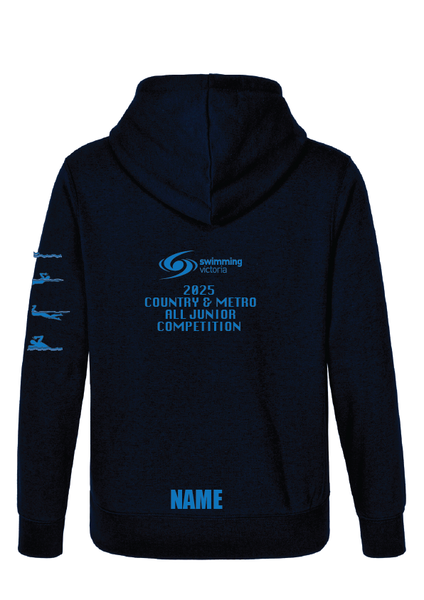 2025 VICTORIAN ALL JUNIOR  COMPETITION HOODIE -  NAVY